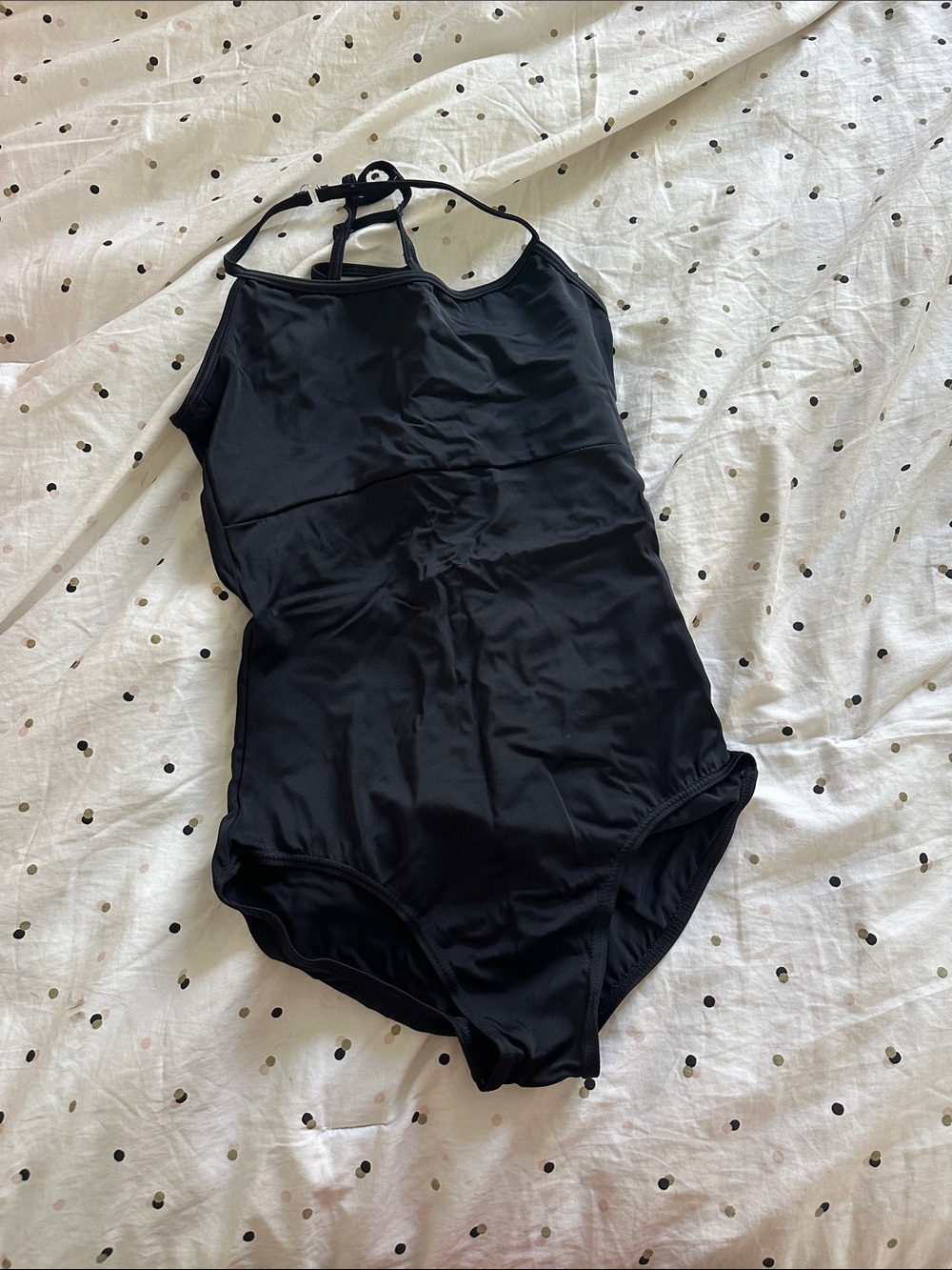 Halter Black Leotard